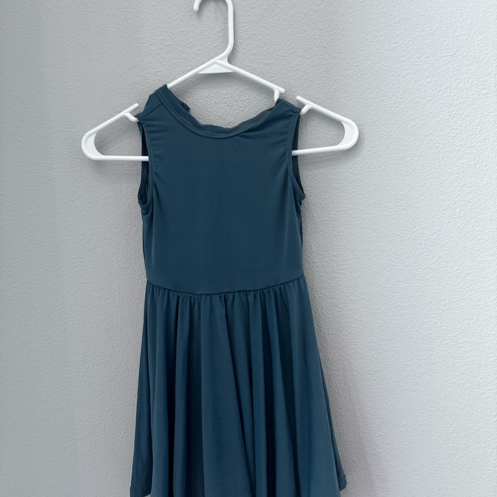Balera Sleeveless Blue Kids Dress
